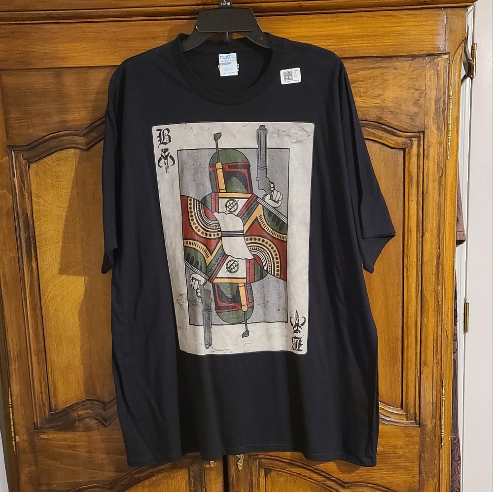 Bobba Fett playing card tee Size XXL
